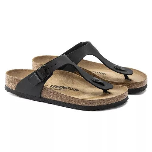 Birkenstock Gizeh unisex 43691 BF black schwarz Zehentrenner Sandale normal