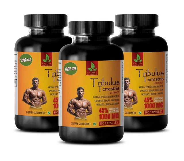 ANTIINFLAMMATORY PAIN TRIBULUS TERRESTRIS 1000MG 3B lower blood