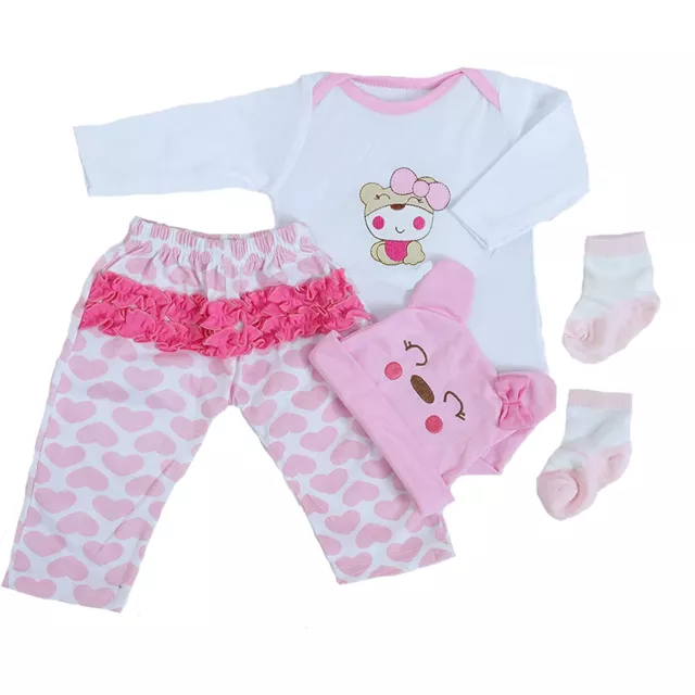 18"-22" Reborn Baby Girl Dolls Clothes Clothing Newborn Boy Accessories Gifts UK