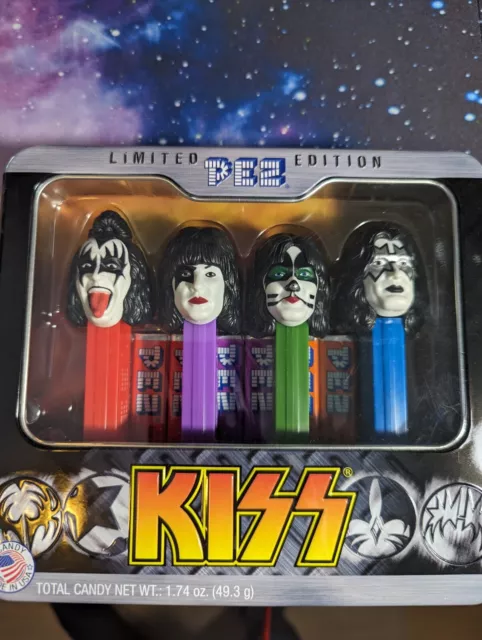 KISS PEZ Limited Edition Pez 4 piece Set 2013 Genre Sealed in Tin