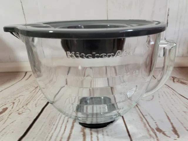 Kitchen Aid Mixing Bowl 5 Quart Stainless Steel Stand Mixer Bowl Handle EUC