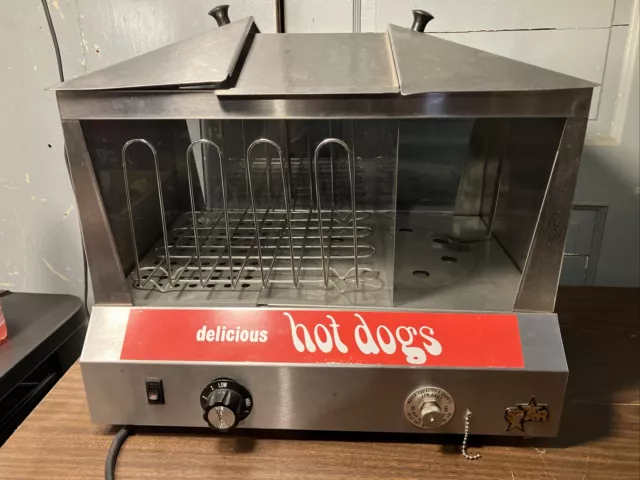 Used Star 35SS hot dog machine Steamer Bun Warmer All In One 115V