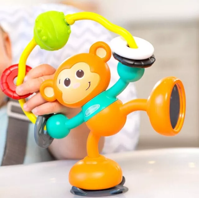 Infantino Stick & Spin High Chair Pal | Meal Time Suction Toy