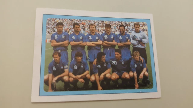 Panini Usa 94 Coupe Monde Rare Planche De 10 Stickers Italie Baggio