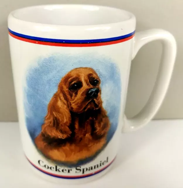 Cocker Spaniel Coffee Mug, White, Dog Breed