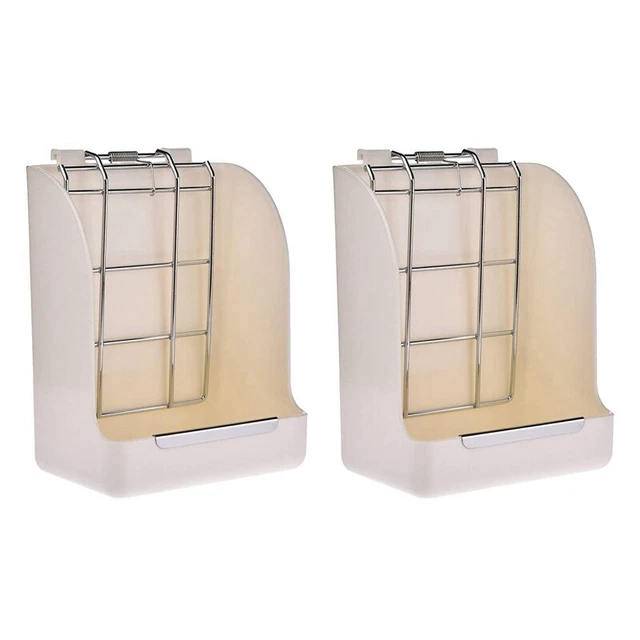 2 x telaio per conigli erba fieno presepe asta dentale per conigli GuineX9P2