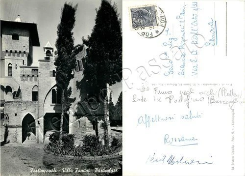 Cartolina di Forlimpopoli, Palazzo Fantini - Forlì Cesena