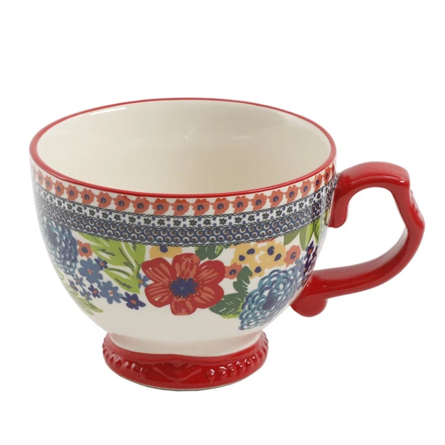 The Pioneer Woman Dazzling Dahlias 4-Piece Mug Set
