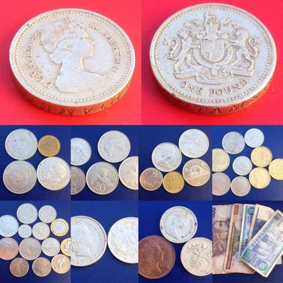 Cardo Economico Uno Pound Raro British Monete 1983-2015 Tutti Monete IN Azione 