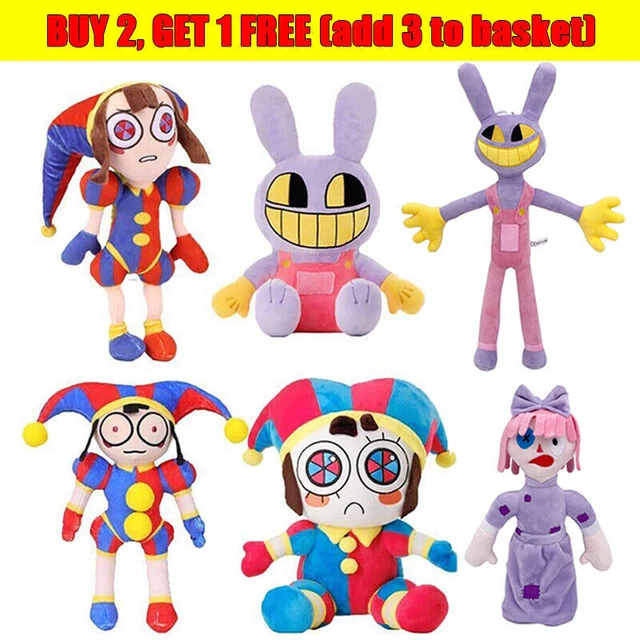 NEW CUTE THE Amazing Digital Circus Plush Dolls Jax Pomni Stuffed Toys