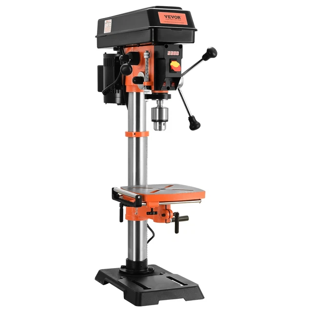 VEVOR 12-Inch Benchtop Drill Press Cast Iron Drill Press 5 Amp Variable Speed VEVOR 12-Inch Benchtop Drill Press Cast Iron Drill Press 5 Amp Variable Speed
