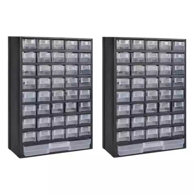 Multi-Drawer Organizer Cabinet for Tools, Craft Storage Wall Mountable