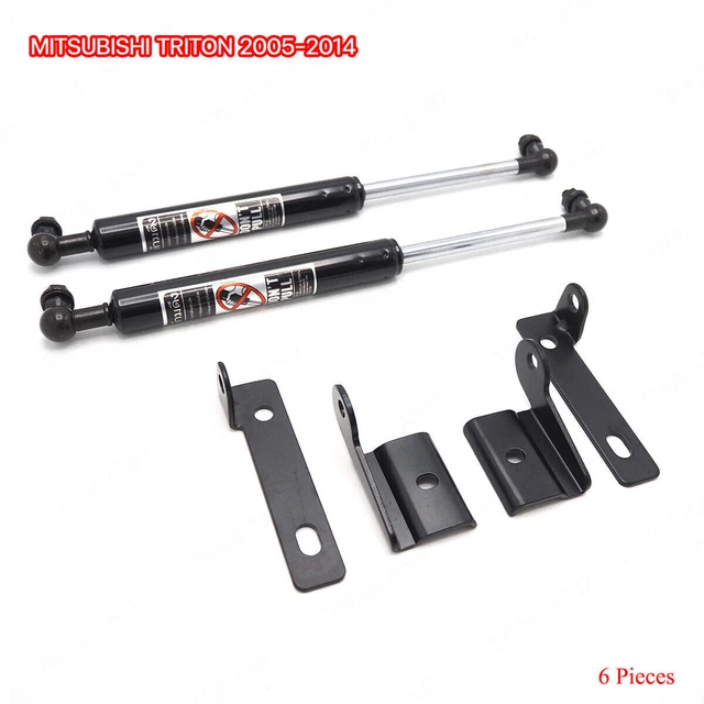 Hood Bonnet Shock Rod Lifter Gas Struts Fits Mitsubishi L200 Triton 2005 - 2014