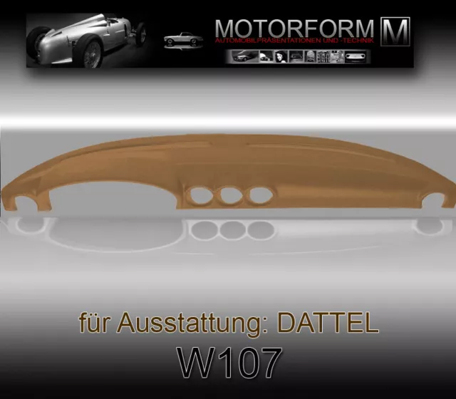 Mercedes W107 R107 280SL-450SLC Armaturenbrett-Cover Abdeckung dashboard dattel