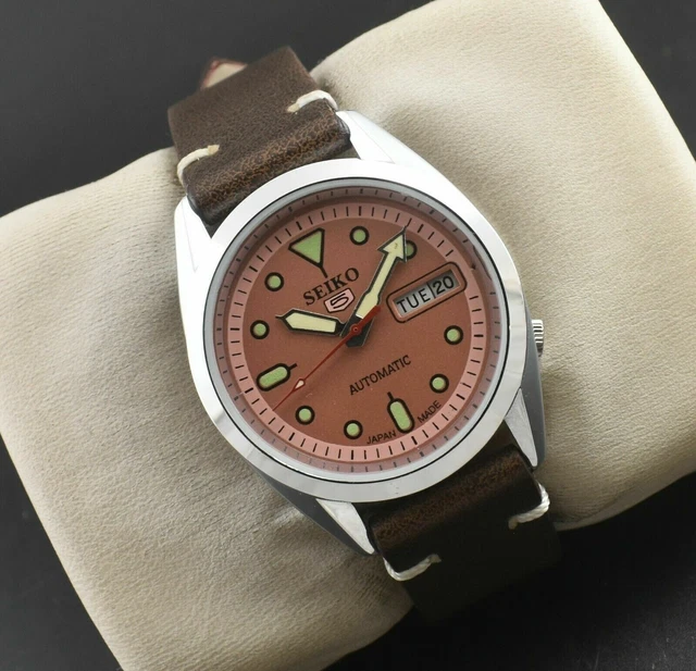 Orologio da polso Vintage Seiko 5 Automatico 17 Gioielli Cal.6309 Data Giorno Uomo FK136