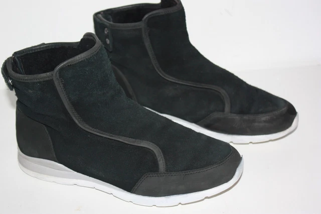 UGG Bottines boots Fourrées Croûte de Cuir  Noir T 37 TBE 3