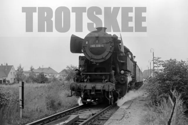 35mm Negative DB West Germany Railways Steam Loco 65 018 c1972 Deutsche