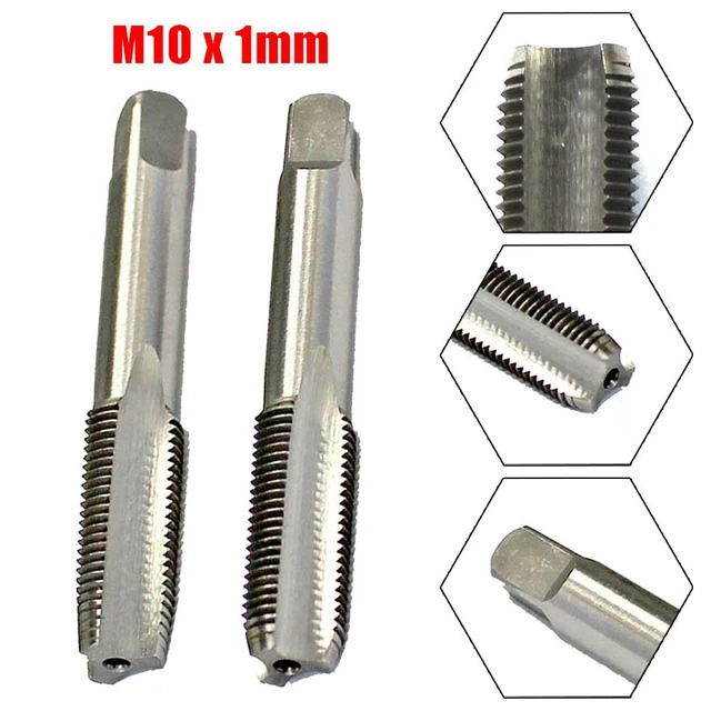 Tape conique et bouchon HSS haute performance pour acier inoxydable M10 x 1 mm 2