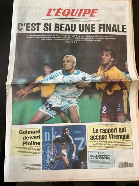L'EQUIPE MAGAZINE N°1164 18 SEPTEMBRE 2004 MARSEILLE LIZARAZU ET SON