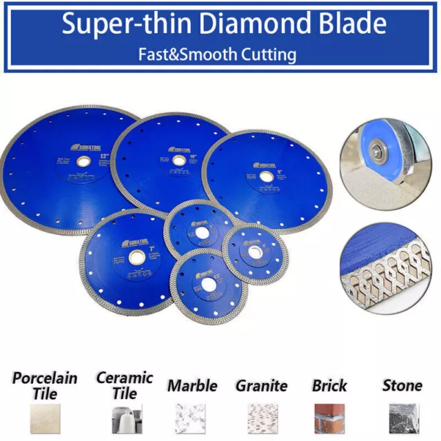 115mm 180mm 200mm 230mm Diamond Saw Blade Ceramic Tile Marble Cutting Disc Wheel