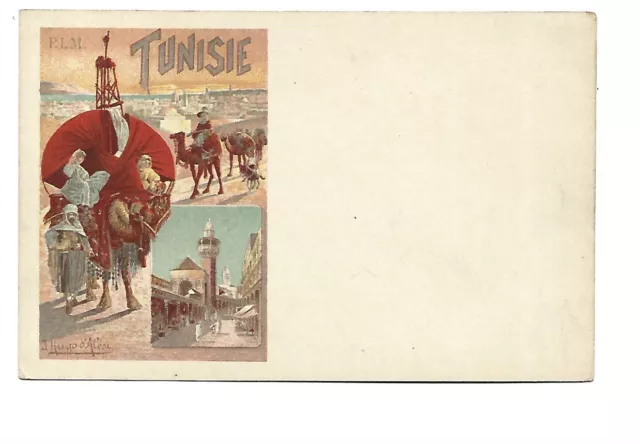 Tunisie - Lithographie J. Hugo D Alesi