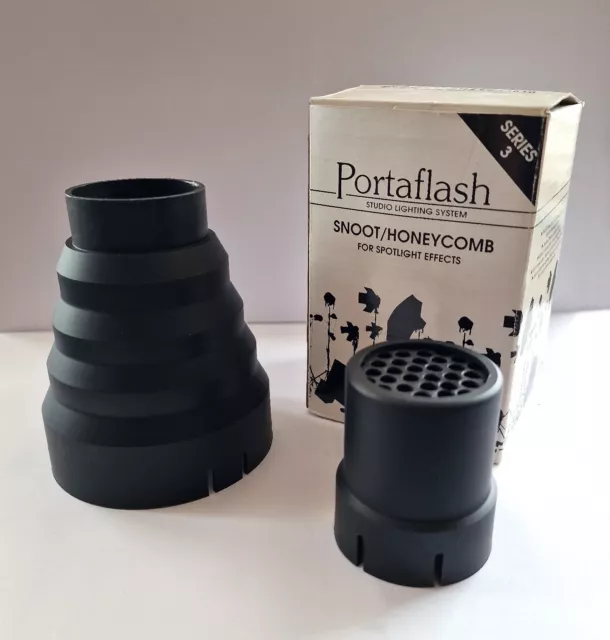 Portaflash Series 3 Snoot/Honeycomb