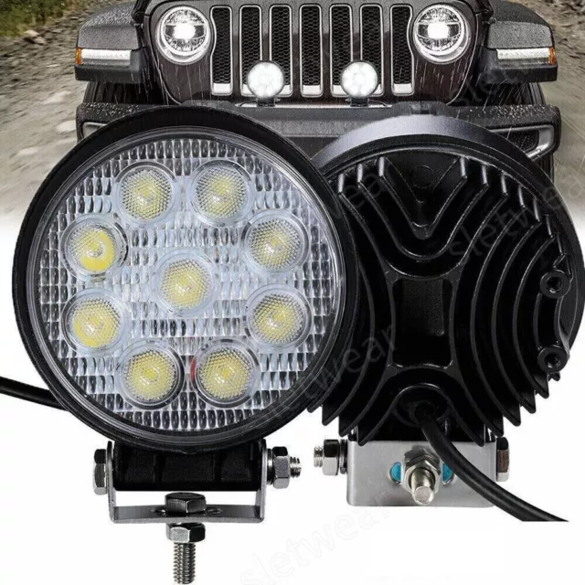 27W LED Arbeitsscheinwerfer Offroad Scheinwerfer 12V 24V fürJeep SUV Bagger LKW