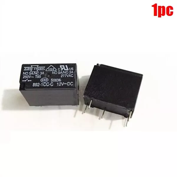 1Pcs Relay 892-1CC-C 12V 5A Dc Relay Song Chuan nl