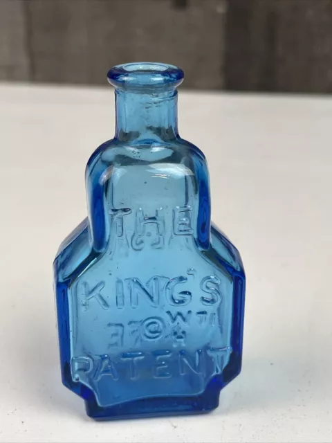 Vintage Wheaton NJ Small BLUE Glass Bottle (Balsam of Life) 1971 Vintage Wheaton NJ Small BLUE Glass Bottle (Balsam of Life) 1971