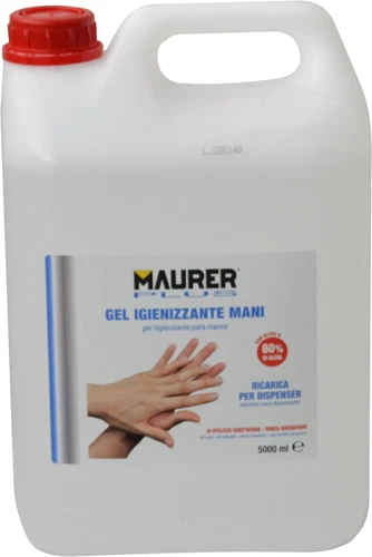 Gel Liquido Igienizzante Mani 5 Lt Maurer Plus