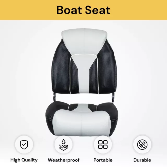 Boat Seats Seat Marine Seating Set Folding Fishing Chair Swivels All Weather AUS