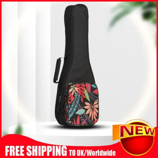 23/24 Inch Thicken Ukulele Gig Backpack Mini Guitar Accessories (Mystery Garden)