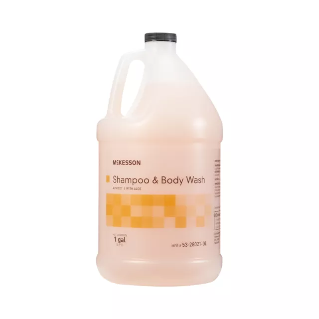 McKesson Shampoo & And Body Wash Apricot Scent 1 Gallon 53-28021-GL 1 Ct