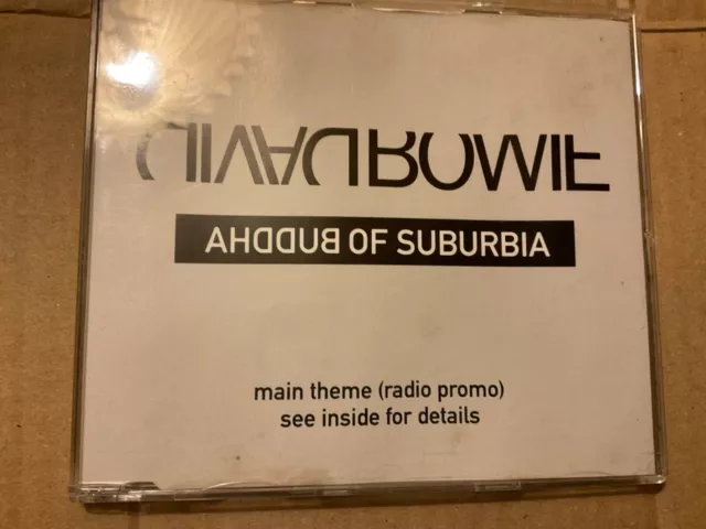 David Bowie - The Buddha of Suburbia RARE UK CD Radio Promo