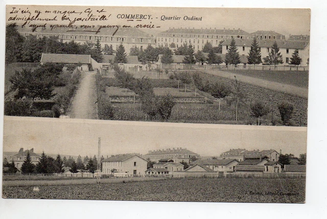 Theme MILITARY LIFE BARRACKS CPA 55 COMMERCE the Oudinot district map 2 views