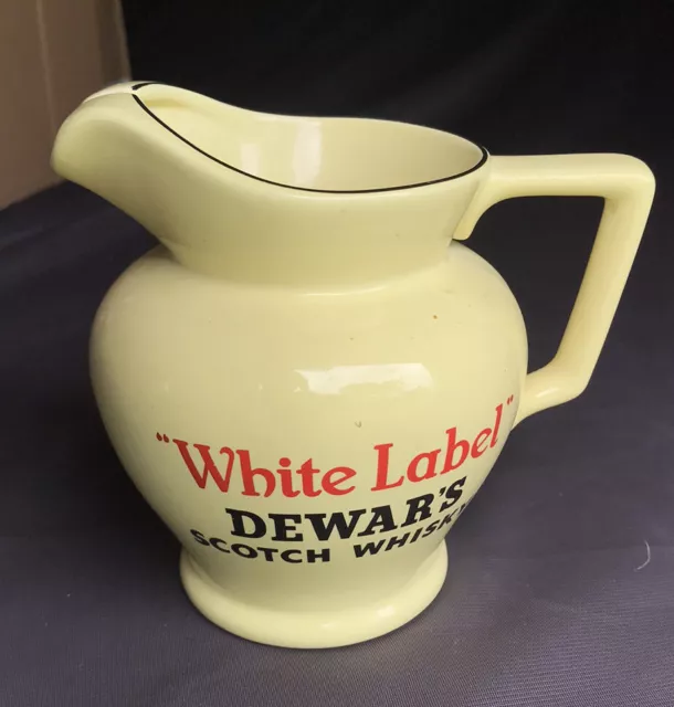 Vintage Wade Regicor Dewar’s White Label Scotch Whisky Bar Jug