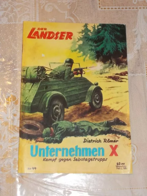 Der Landser Nr.44 , Unternehmen X , Kampf gegen Sabotagetrupps