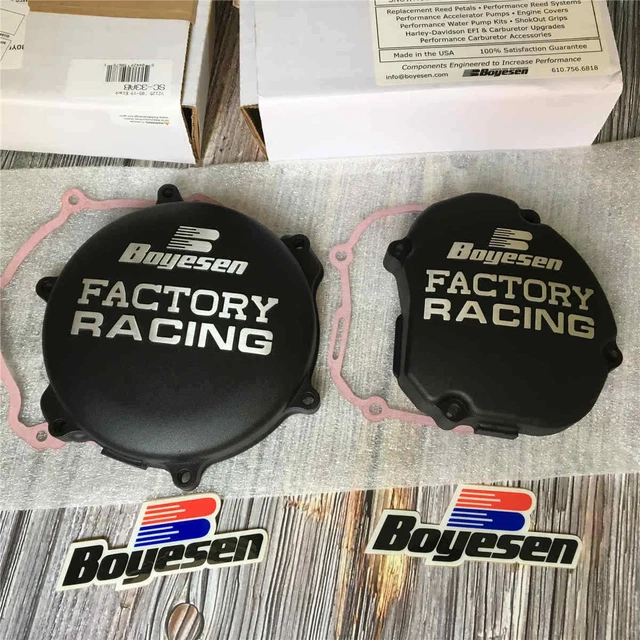 Clutch and Ignition Cover Fit Yamaha YZ125 Factory Racing Boyesen SC-33AB CC-33B