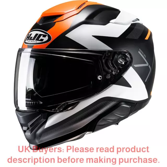HJC RPHA 71 Pinna Black Orange MC7SF Full Face Helmet - New! Free Shipping!