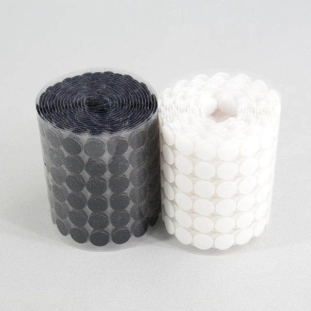 100/500 Pair X Vel Cro For Plastic Glass Home Accessories Metal Sticky Pads