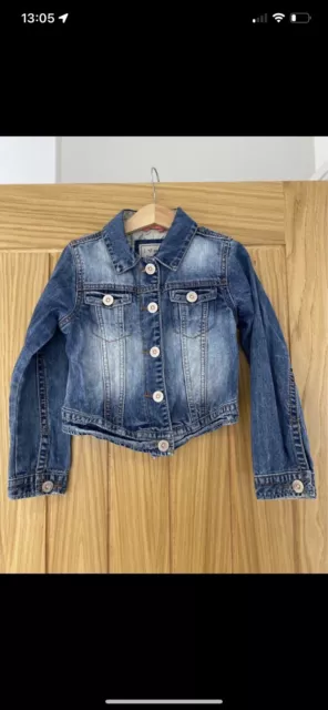 NEXT Giacca Denim Ragazze Età 5-6 Anni Bambini - Ottime Condizioni