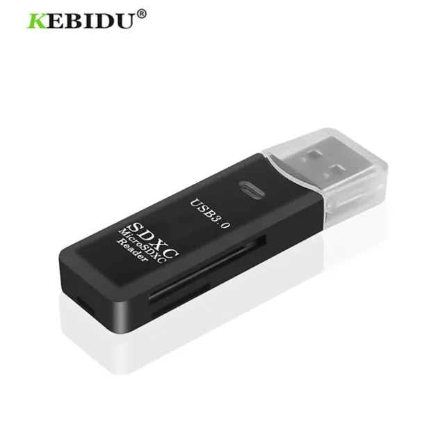 Lecteur de carte mémoire USB 3.0 à SD/SDHC/SDXC/Micro SD TF  Noir, Blanc 3