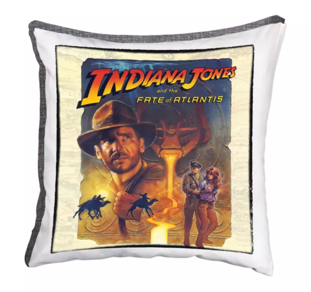 Indiana Jones and the fate of Atlantis cuscino 40x40 cm con imbottitura