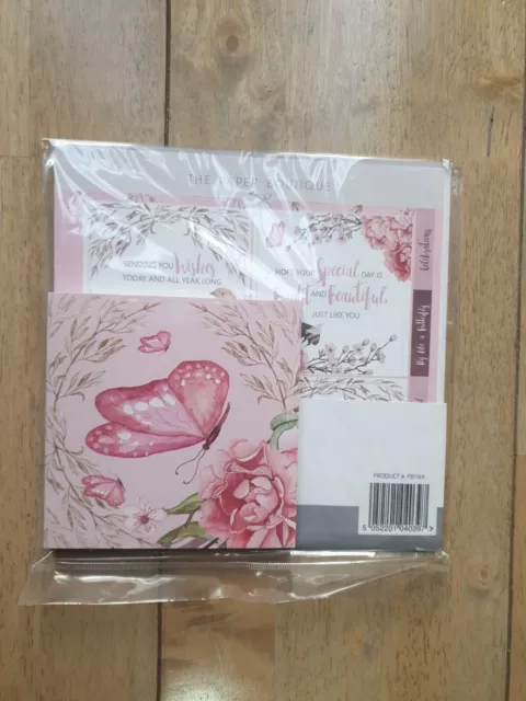 The Paper Boutique Schmetterling Ballett Papierset NEU UND VERSIEGELT versandkostenfrei