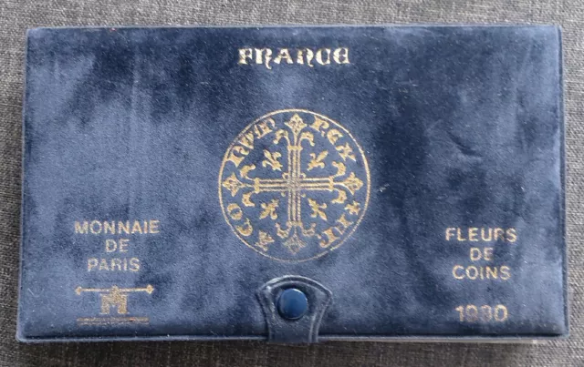 Coffret Monnaie De Paris Fleur De Coins, 1980. Lot 55G