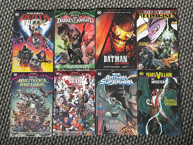 DC Dark Nights Death Metal Complete W/ Tie Ins TPB Comics Year of the Villain