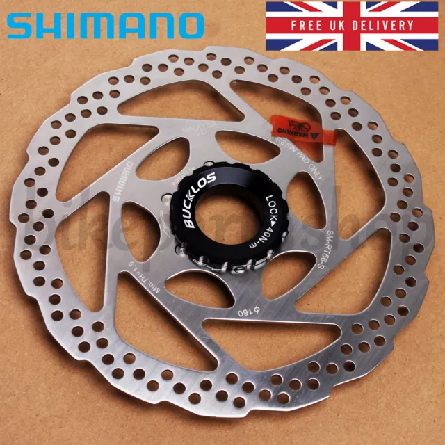 Shimano SM-RT56 DEORE 160/180mm 6 Bolts Disc Brake Rotor MTB Bike Center Lock UK