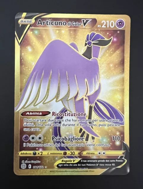 181/172 Articuno di Galar V Gold