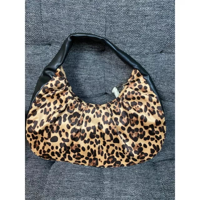 INC International Concepts KJ Hobo Shoulder Bag Leopard NWT