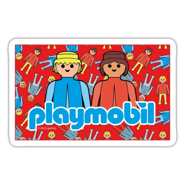 Playmobil Logo Und Klassische Figuren Aufkleber Sticker